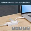StarTech.com USB 3.0 prie Gigabitinio eterneto tinklo adapteris su USB prievadu – baltas