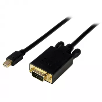 StarTech.com 6 pėdų (2 m) Mini DisplayPort į VGA laidas – aktyvus Mini DP į VGA adapterio laidas – 1080p vaizdo įrašas – mDP 1.2 arba Thunderbolt 1/2 Mac/PC prie VGA monitoriaus / ekrano – keitiklio laidas