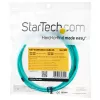 StarTech.com 3 m (10 pėd.) LC/UPC į LC/UPC OM3 daugiagyslės šviesolaidinis kabelis, pilno dvipusio ryšio 50/125 µm užtrauktuko tipo kabelis, 100G, maži įterpimo nuostoliai, LSZH šviesolaidinis jungiamasis kabelis