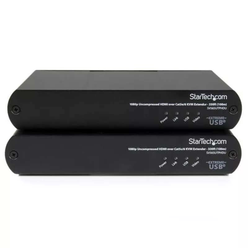 StarTech.com USB HDMI per Cat 5e / Cat 6 KVM konsolės plėtiklis su 1080p nesuspaustu vaizdu – 330 pėdų (100 m)
