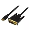 StarTech.com 2 m (6,6 pėd.) mini HDMI į DVI kabelis – DVI-D į HDMI kabelis (1920x1200p) – 19 kontaktų HDMI Mini kištukas į DVI-D kištuką – skaitmeninis monitoriaus kabelio adapteris M/M – Mini HDMI į DVI adapteris