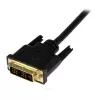 StarTech.com 2 m (6,6 pėd.) mini HDMI į DVI kabelis – DVI-D į HDMI kabelis (1920x1200p) – 19 kontaktų HDMI Mini kištukas į DVI-D kištuką – skaitmeninis monitoriaus kabelio adapteris M/M – Mini HDMI į DVI adapteris