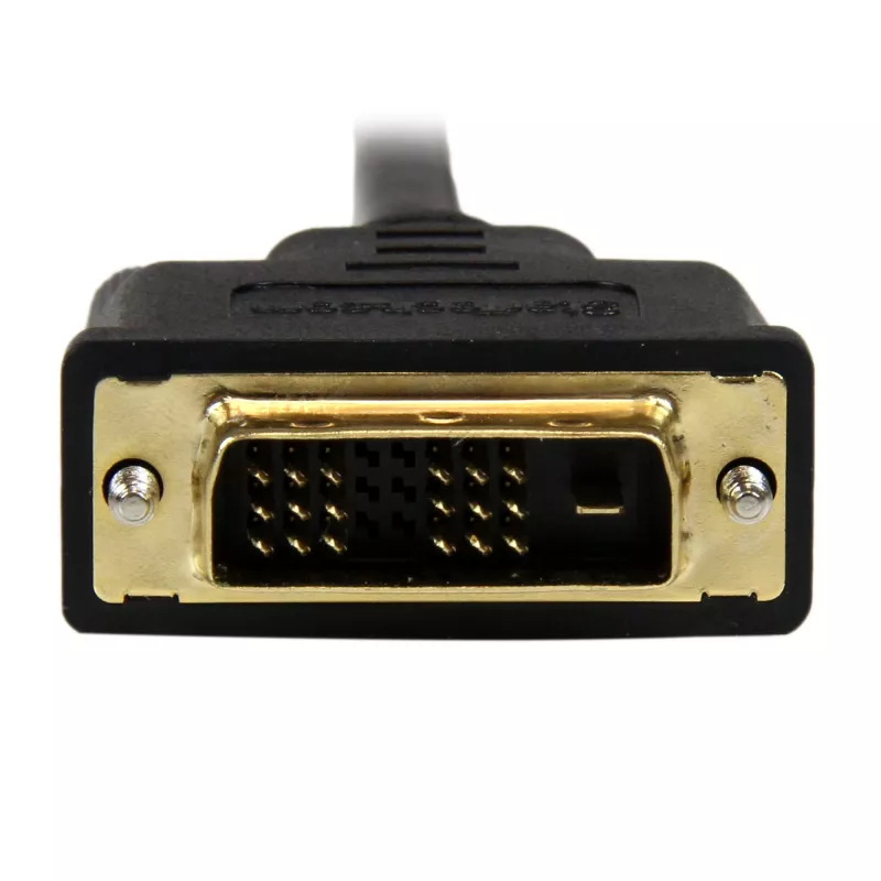 StarTech.com 2 m (6,6 pėd.) mini HDMI į DVI kabelis – DVI-D į HDMI kabelis (1920x1200p) – 19 kontaktų HDMI Mini kištukas į DVI-D kištuką – skaitmeninis monitoriaus kabelio adapteris M/M – Mini HDMI į DVI adapteris
