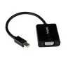 StarTech.com Mini DisplayPort į VGA adapteris - Aktyvus Mini DP į VGA keitiklis - 1080p vaizdo įrašas - mDP arba Thunderbolt 1/2 Mac/PC prie VGA monitoriaus/projektoriaus/ekrano - mDP 1.2 į VGA Dongle - juodas
