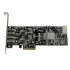 StarTech.com 4 prievadų PCI Express (PCIe) SuperSpeed USB 3.0 plokštės adapteris su 2 skirtaisiais 5 Gb/s kanalais – UASP – SATA / LP4 maitinimas