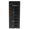 “StarTech.com” 4 prievadų USB 3.0 šakotuvas su 3 specialiais USB įkrovimo prievadais (2 x 1A ir 1 x 2A) – prie sienos tvirtinamas metalinis korpusas~4 prievadų USB 3.0 šakotuvas (5 Gbps) su 3 specialiais USB įkrovimo prievadais (2 x 1A ir 1 x 2A) – prie sienos tvirtinamas metalinis korpusas