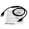 StarTech.com USB 3.0 į eSATA HDD / SSD / ODD adapterio kabelis - 3 pėdų eSATA kietojo disko į USB 3.0 adapterio kabelis - SATA 6 Gbps