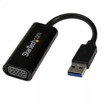 StarTech.com USB 3.0 į VGA adapteris, USB į VGA monitoriaus keitiklis, skirtas Windows, plonas (nepalaiko macOS/ChromeOS/Linux) – TAA