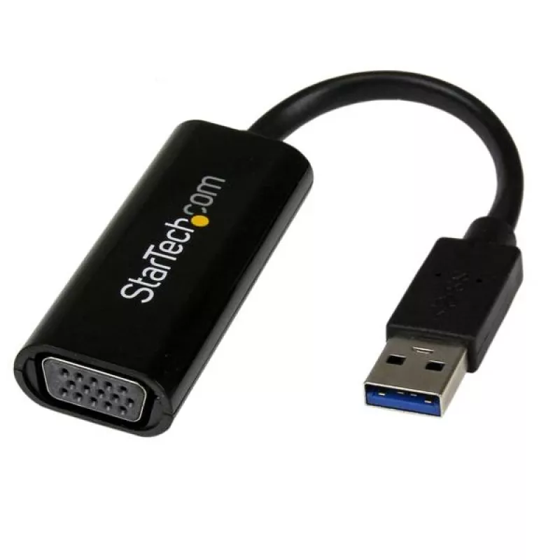 StarTech.com USB 3.0 į VGA adapteris, USB į VGA monitoriaus keitiklis, skirtas Windows, plonas (nepalaiko macOS/ChromeOS/Linux) – TAA
