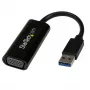 StarTech.com USB 3.0 į VGA adapteris, USB į VGA monitoriaus keitiklis, skirtas Windows, plonas (nepalaiko macOS/ChromeOS/Linux) – TAA