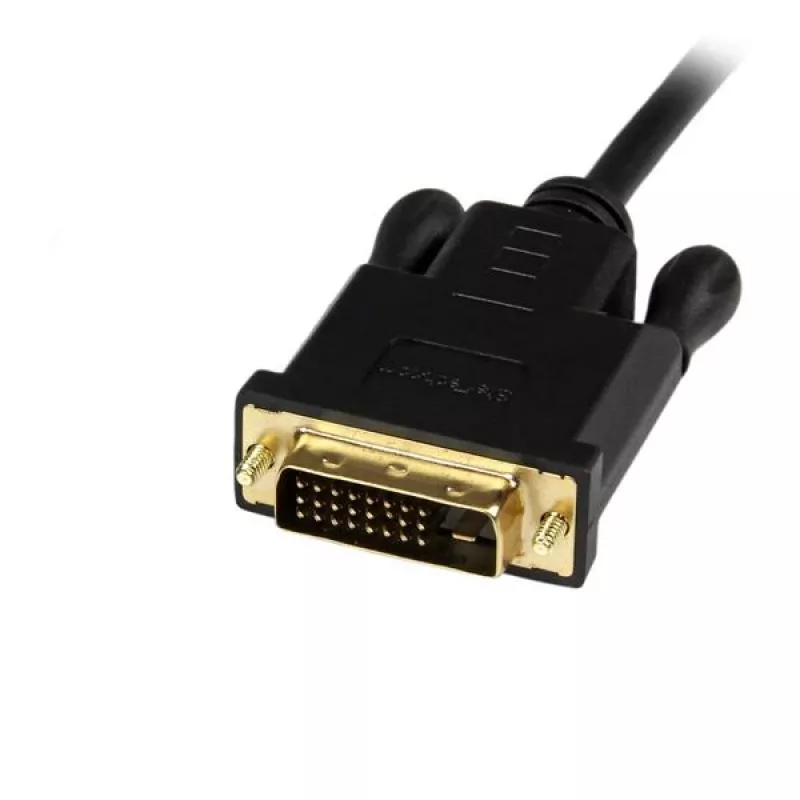 StarTech.com 3 pėdų (1 m) DisplayPort į DVI laidas – 1080p vaizdo – Aktyvus DisplayPort į DVI adapterio laidas – DisplayPort į DVI-D laido keitiklis Single Link – DP 1.2 į DVI monitoriaus laidas