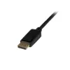 StarTech.com 3 pėdų (1 m) DisplayPort į DVI laidas – 1080p vaizdo – Aktyvus DisplayPort į DVI adapterio laidas – DisplayPort į DVI-D laido keitiklis Single Link – DP 1.2 į DVI monitoriaus laidas
