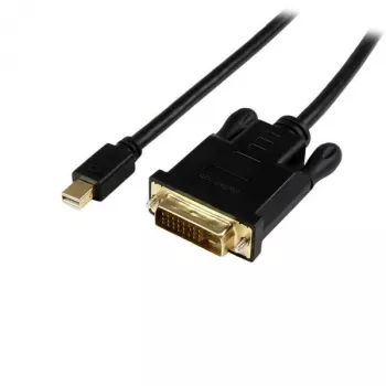 StarTech.com 6 pėdų (1,8 m) Mini DisplayPort į DVI kabelis – aktyvus Mini DP į DVI adapterio kabelis – 1080p vaizdo įrašas – mDP 1.2 į DVI-D vienos jungties – mDP arba Thunderbolt 1/2 Mac/PC prie DVI monitoriaus