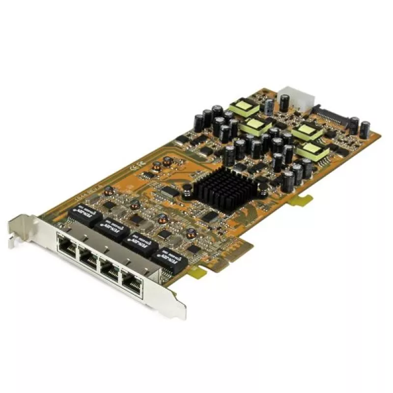 StarTech.com 4 prievadų gigabitinio „Power over Ethernet“ PCIe tinklo plokštė – PSE / PoE PCI Express NIC – TAA