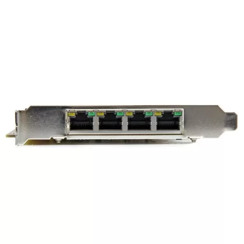 StarTech.com 4 prievadų gigabitinio „Power over Ethernet“ PCIe tinklo plokštė – PSE / PoE PCI Express NIC – TAA
