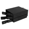 StarTech.com 3 vietų aliuminio nepadėklinė karšto keitimo mobili dėtuvė galinė plokštė 3,5 inch SAS II / SATA III – 6 Gbps kietiesiems diskams