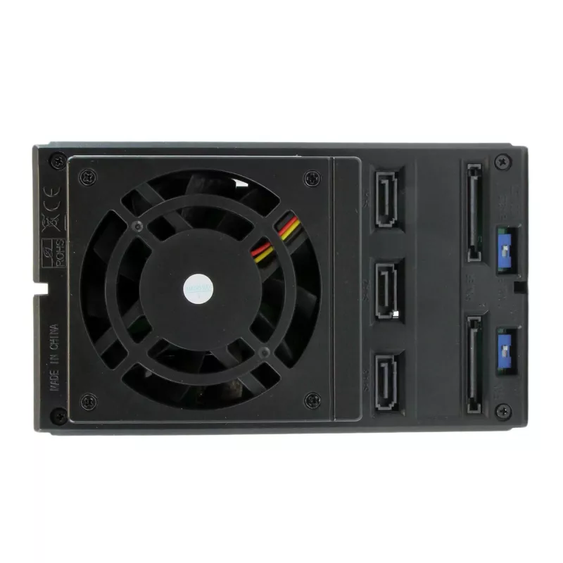 StarTech.com 3 vietų aliuminio nepadėklinė karšto keitimo mobili dėtuvė galinė plokštė 3,5 inch SAS II / SATA III – 6 Gbps kietiesiems diskams