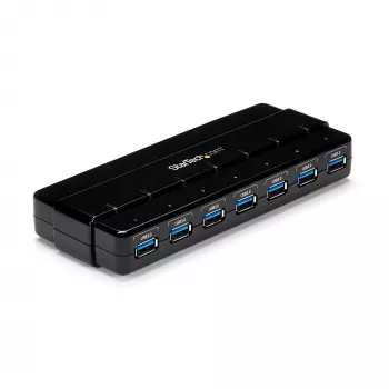 StarTech.com 7 prievadų USB 3.0 šakotuvas – Stalinis ~ 7 prievadų USB 3.0 šakotuvas (5 Gbps) – Stalinis
