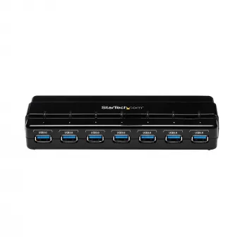 StarTech.com 7 prievadų USB 3.0 šakotuvas – Stalinis ~ 7 prievadų USB 3.0 šakotuvas (5 Gbps) – Stalinis