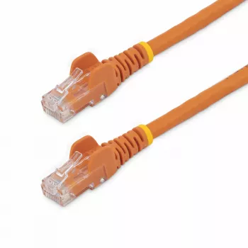 StarTech.com 3 m CAT6 Ethernet kabelis – oranžinis CAT 6 Gigabit Ethernet laidas – 250 MHz 100 W PoE RJ45 UTP tinklo / pataisų laidas be užkabinimų, su įtempimo sumažinimu, individualiai patikrintas