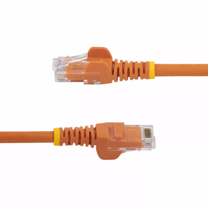 StarTech.com 3 m CAT6 Ethernet kabelis – oranžinis CAT 6 Gigabit Ethernet laidas – 250 MHz 100 W PoE RJ45 UTP tinklo / pataisų laidas be užkabinimų, su įtempimo sumažinimu, individualiai patikrintas