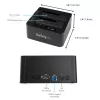 “StarTech.com” dviejų lizdų standžiųjų diskų dubliavimo įrenginys, atskiras USB 3.0 (5 Gbps) / eSATA – 2,5/3,5 col. SATA III HDD/SSD klonavimo/kopijavimo įrenginys, kietųjų diskų prijungimo stotelė, kietųjų diskų klonavimo įrenginys