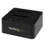 StarTech.com dviejų lizdų USB 3.0 / eSATA į SATA standžiųjų diskų dokinė stotelė, USB standžiųjų diskų dokas, išorinė 2,5/3,5 colių SATA I/II/III SSD/HDD dokinė stotelė, karšto keitimo standžiųjų diskų lizdai, viršuje įkraunama