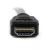 StarTech.com 0,5 m HDMI® į DVI-D kabelis - V/V, 0,5 m, HDMI, DVI-D, auksinė, juoda, polivinilchloridas (PVC)