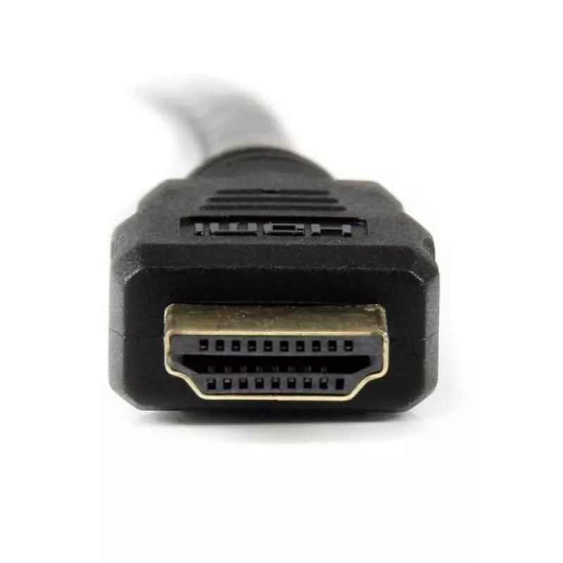 StarTech.com 0,5 m HDMI® į DVI-D kabelis - V/V, 0,5 m, HDMI, DVI-D, auksinė, juoda, polivinilchloridas (PVC)
