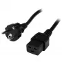 StarTech.com 2 m (6 pėdų) kompiuterio maitinimo laidas, 16AWG, EU Schuko į C19, 16A 250V, juodas pakaitinis kintamosios srovės maitinimo laidas, spausdintuvo maitinimo laidas, kompiuterio maitinimo šaltinio kabelis, monitoriaus maitinimo kabelis – UL sąraše
