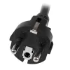 StarTech.com 2 m (6 pėdų) kompiuterio maitinimo laidas, 16AWG, EU Schuko į C19, 16A 250V, juodas pakaitinis kintamosios srovės maitinimo laidas, spausdintuvo maitinimo laidas, kompiuterio maitinimo šaltinio kabelis, monitoriaus maitinimo kabelis – UL sąraše