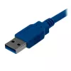 StarTech.com 1 m SuperSpeed USB 3.0 laidas A į B – M/M, 1 m, USB A, USB B, USB 3.2 Gen 1 (3.1 Gen 1), Kištukas/Kištukas, Mėlynas
