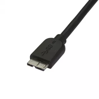 StarTech.com plonas Micro USB 3.0 kabelis – V/V – 0,5 m (20 col.), 0,5 m, USB A, Micro-USB B, USB 3.2 Gen 1 (3.1 Gen 1), Kištukas/Kištukas, Juodas