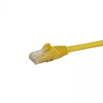 StarTech.com 2 m CAT6 eterneto kabelis - geltonas CAT 6 Gigabit Ethernet laidas - 250 MHz 100 W PoE RJ45 UTP tinklo / komutacinis kabelis be kliūčių su įtempimo sumažinimu, individualiai patikrintas