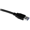 StarTech.com 5 pėdų juodas stalinis SuperSpeed USB 3.0 ilgintuvas - nuo A iki A, vyriška/moteriška jungtis
