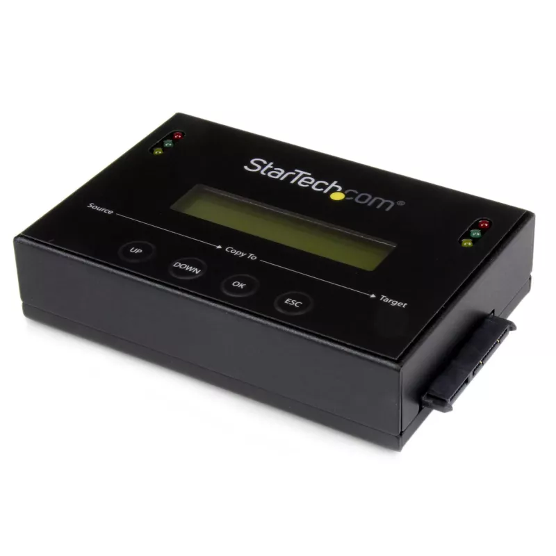StarTech.com 1:1 Standalone Hard Drive Duplicator su Disk Image Manager For Backup and Restore, Store Several Disk Images on one 2.5/3.5 inch SATA Drive, HDD/SSD Cloner, No PC Required
