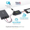 StarTech.com 1:1 Standalone Hard Drive Duplicator su Disk Image Manager For Backup and Restore, Store Several Disk Images on one 2.5/3.5 inch SATA Drive, HDD/SSD Cloner, No PC Required