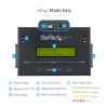 StarTech.com 1:1 Standalone Hard Drive Duplicator su Disk Image Manager For Backup and Restore, Store Several Disk Images on one 2.5/3.5 inch SATA Drive, HDD/SSD Cloner, No PC Required