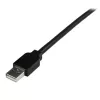 StarTech.com 15 m USB 2.0 aktyvusis kabelis su 4 prievadų šakotuvu, USB 2.0, 480 Mbit/s, juodas, 15 m, 110–240 V, 5 V