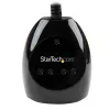 StarTech.com 15 m USB 2.0 aktyvusis kabelis su 4 prievadų šakotuvu, USB 2.0, 480 Mbit/s, juodas, 15 m, 110–240 V, 5 V