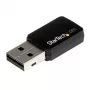StarTech.com USB 2.0 AC600 Mini dviejų dažnių belaidžio tinklo adapteris – 1T1R 802.11ac Wi-Fi adapteris