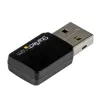 StarTech.com USB 2.0 AC600 Mini dviejų dažnių belaidžio tinklo adapteris – 1T1R 802.11ac Wi-Fi adapteris
