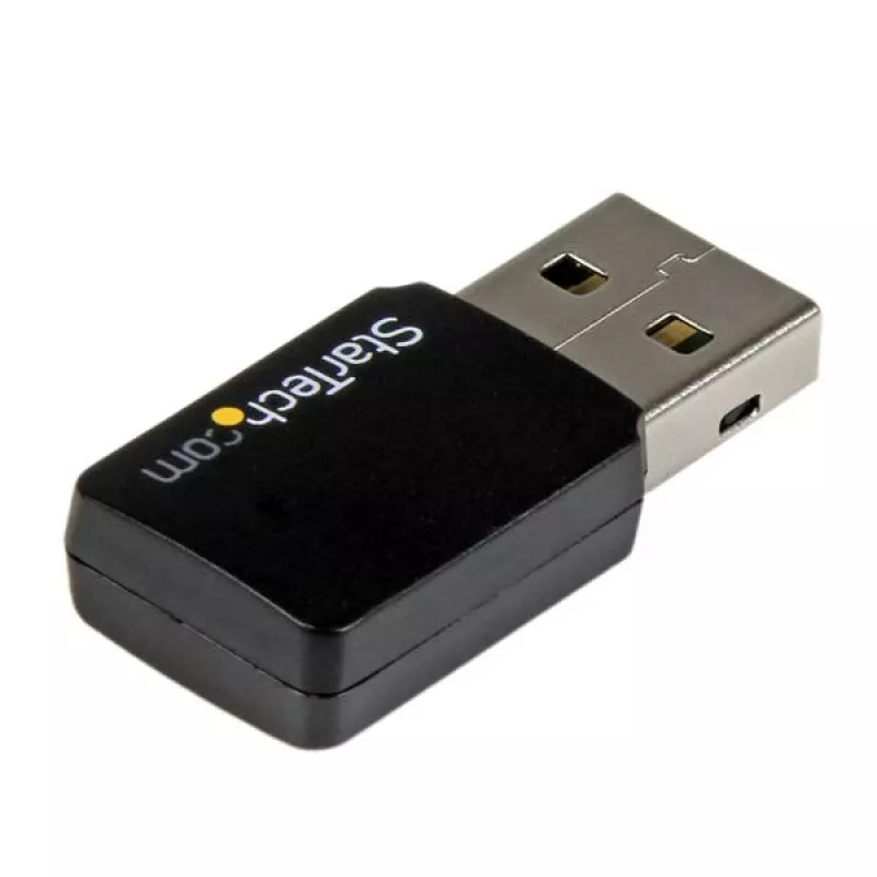 StarTech.com USB 2.0 AC600 Mini dviejų dažnių belaidžio tinklo adapteris – 1T1R 802.11ac Wi-Fi adapteris