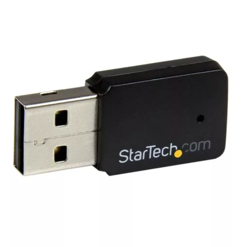 StarTech.com USB 2.0 AC600 Mini dviejų dažnių belaidžio tinklo adapteris – 1T1R 802.11ac Wi-Fi adapteris