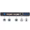 StarTech.com dviejų monitorių USB 3.0 dokas su DVI ir vertikaliu stovu