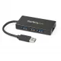 StarTech.com 3 prievadų nešiojamas USB 3.0 šakotuvas su Gigabit Ethernet – aliuminis su integruotu kabeliu