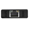StarTech.com 3 prievadų nešiojamas USB 3.0 šakotuvas su Gigabit Ethernet – aliuminis su integruotu kabeliu