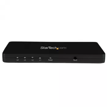 StarTech.com 4K HDMI 4 prievadų vaizdo skirstytuvas – 1x4 HDMI skirstytuvas su tvirtu aliuminiu korpusu – 4K 30Hz