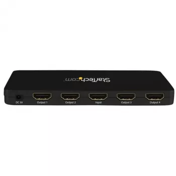 StarTech.com 4K HDMI 4 prievadų vaizdo skirstytuvas – 1x4 HDMI skirstytuvas su tvirtu aliuminiu korpusu – 4K 30Hz