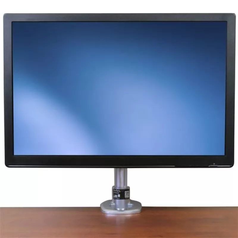 StarTech.com Vieno monitoriaus stalo laikiklis – reguliuojamo aukščio – plieninis – iki 34 colių (14 kg) ekranams